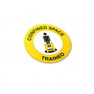 Confined Space Trained Stickers - 50/Pack