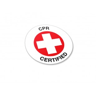 CPR Certified Stickers - 50/Pack