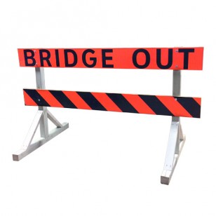 Bridge Out Barricade