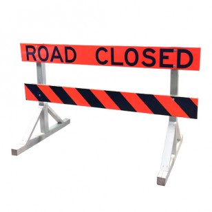 Road Closed Barricade (Alberta)