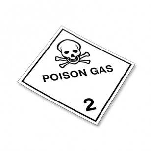 Blockout Decal - Warning Label (Poison Gas)