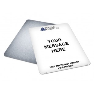 Message, Logo & Emergency Phone (24x30)