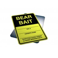 Bear Bait Hunting Sign