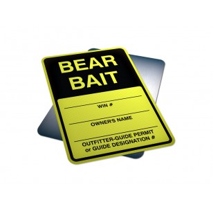 Bear Bait Hunting Sign