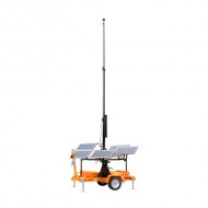 Solar Powered Portable Tower Trailor - 30 Foot