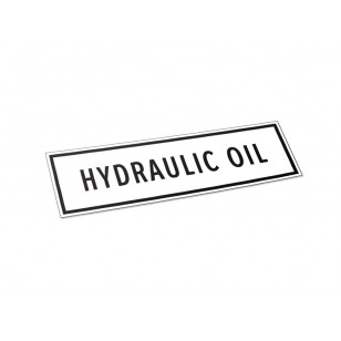 Hydraulic Oil - Label