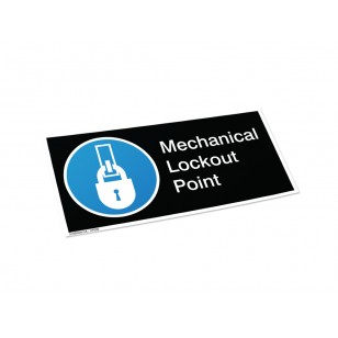 Mechanical Lockout Point Label