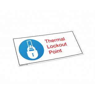 Thermal Lockout Point Label