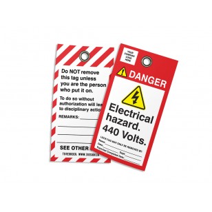 Lockout - Electrical Hazard 440 Volts (w/Logo)