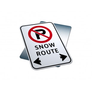 No Parking - Snow Route