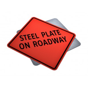 Steel Plate On Roadway