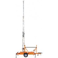 Solar Powered Portable Tower Trailor - 42 Foot