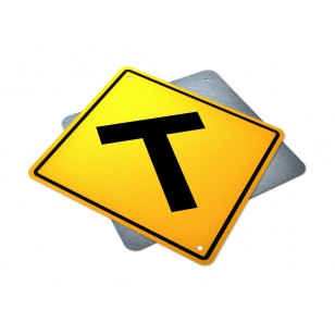 "T" Intersection Sign