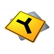 "Y" Intersection Sign