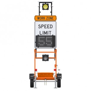 Ver-Mac Work Zone Digital Speed Trailer – SP-710-DSL