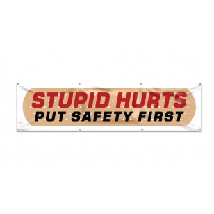 Stupid Hurts 8-ft Banner