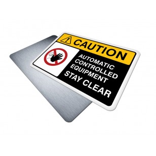 Automatic Controlled Equipment (Stay Clear)