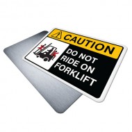 Do Not Ride On Forklift (Alternate)