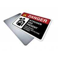 Nitrogen Gas Present (Wear Proper Personal Protection Equipment)