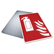 Fire Extinguisher With Flames
