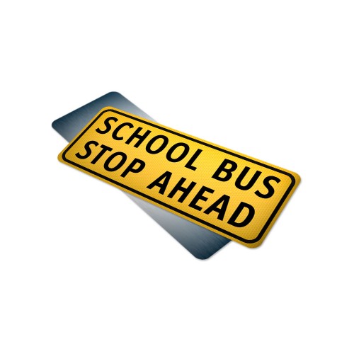 School Bus Stop Ahead
