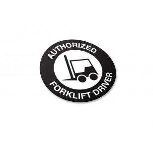Authorized Forklift Driver Stickers - 50/Pack