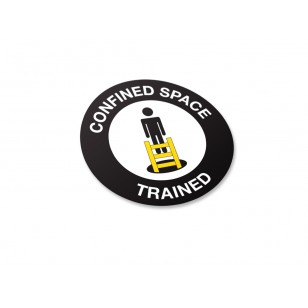 Confined Space Trained Stickers - 50/Pack