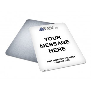 Message, Logo & Emergency Phone (18x24)