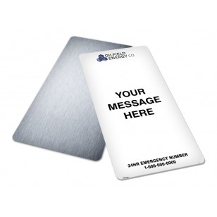 Message, Logo & Emergency Phone (24x48)