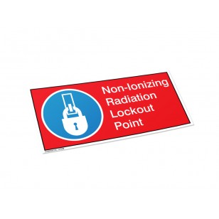 Non-Ionizing Radiation Lockout Point Label