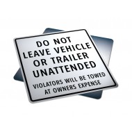 Do Not Leave Vehicle Or Trailer Unattended 