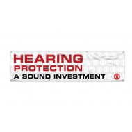 Hearing Protection 8-ft Banner