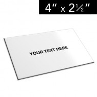4" x 2 ½" Lamacoid Tag / Nameplate