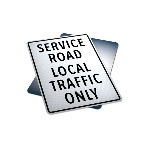 Service Road Local Traffic Only